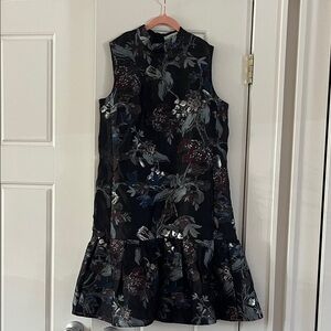 ERDEM Sleeveless floral silk blend Dress size 6